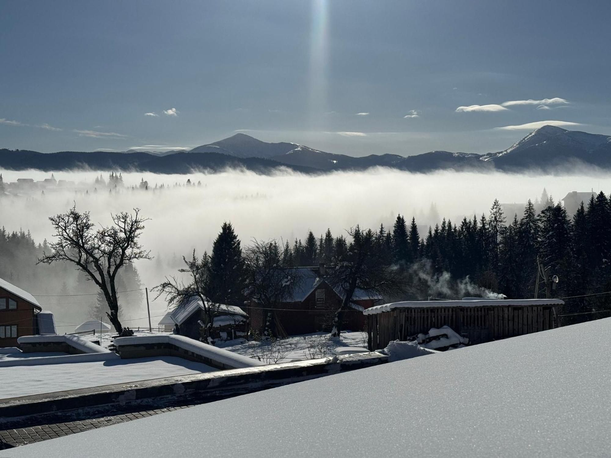 Високий Перевал, Bukovel Apartamento Yablunytsya Exterior foto